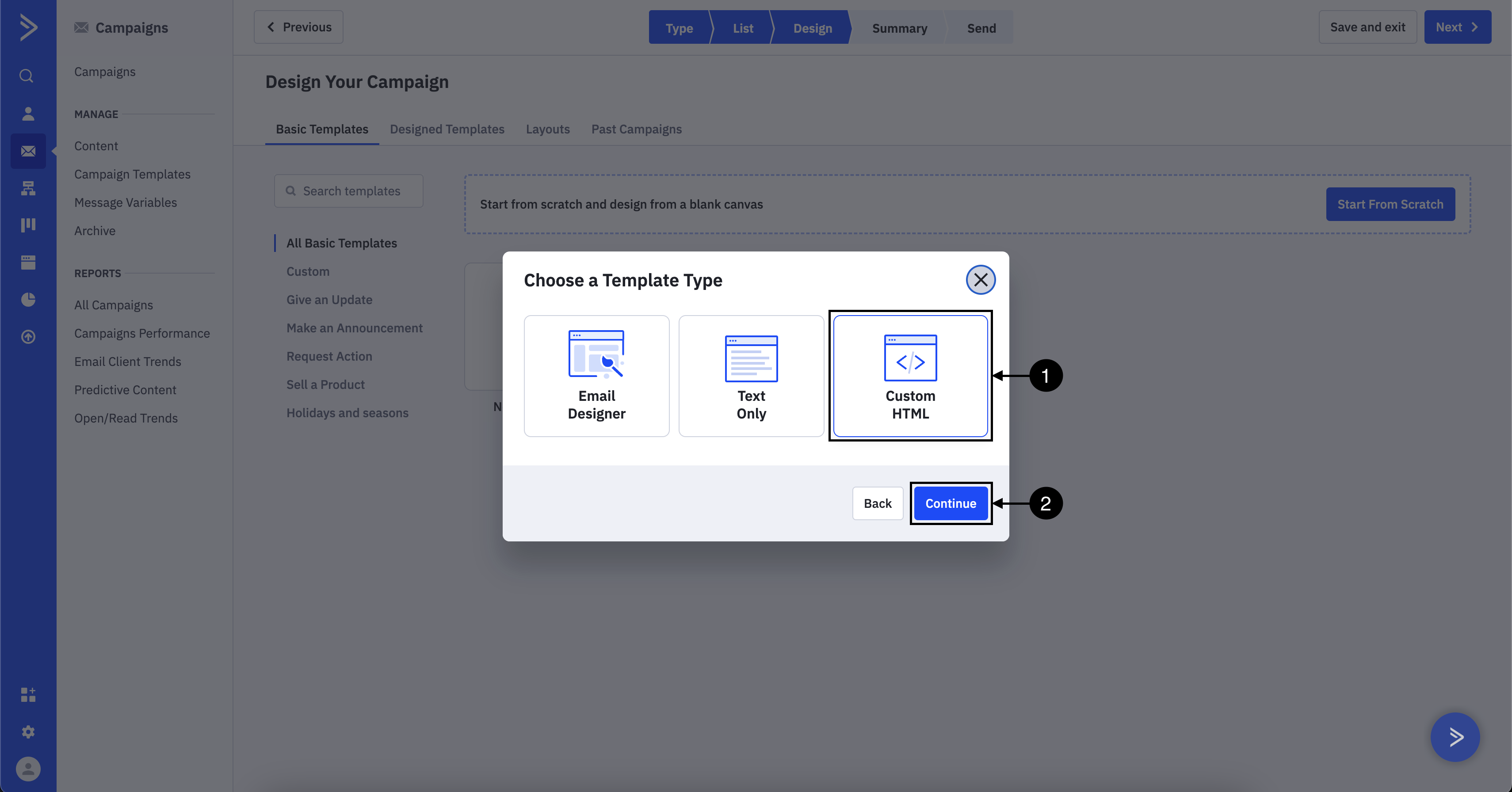 ActiveCampaign screenshot