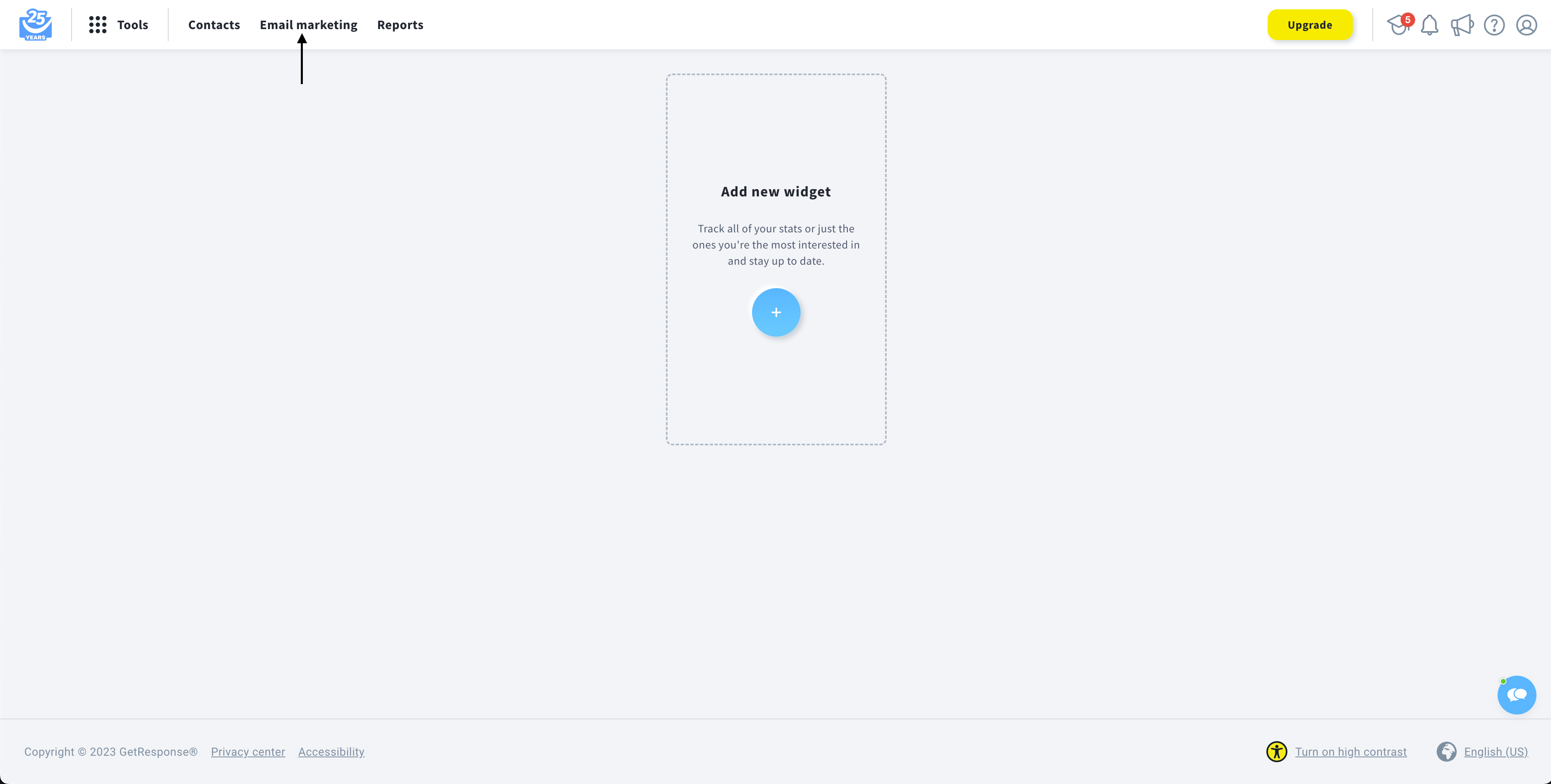 GetResponse screenshot
