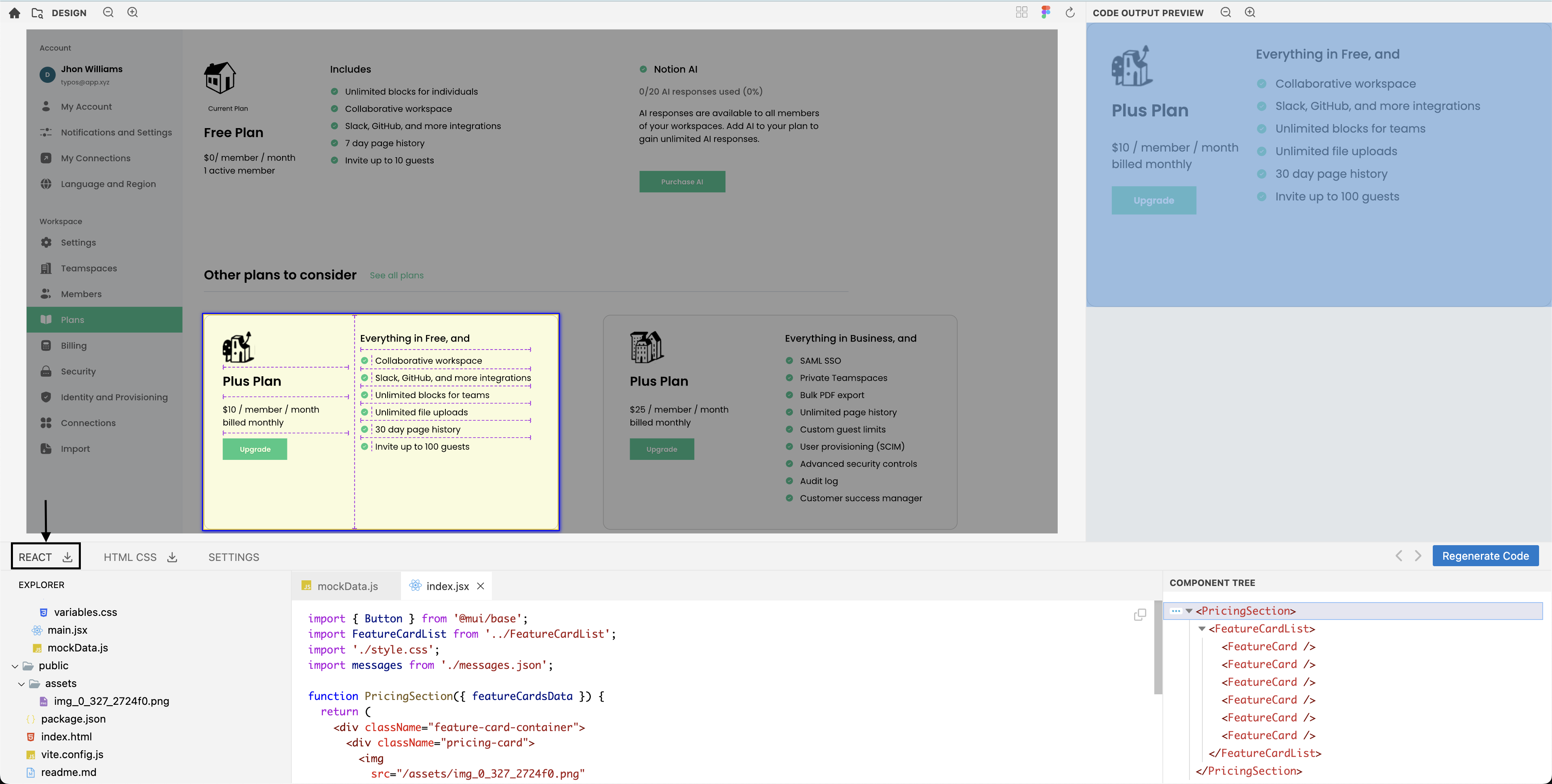 HTML/CSS tab