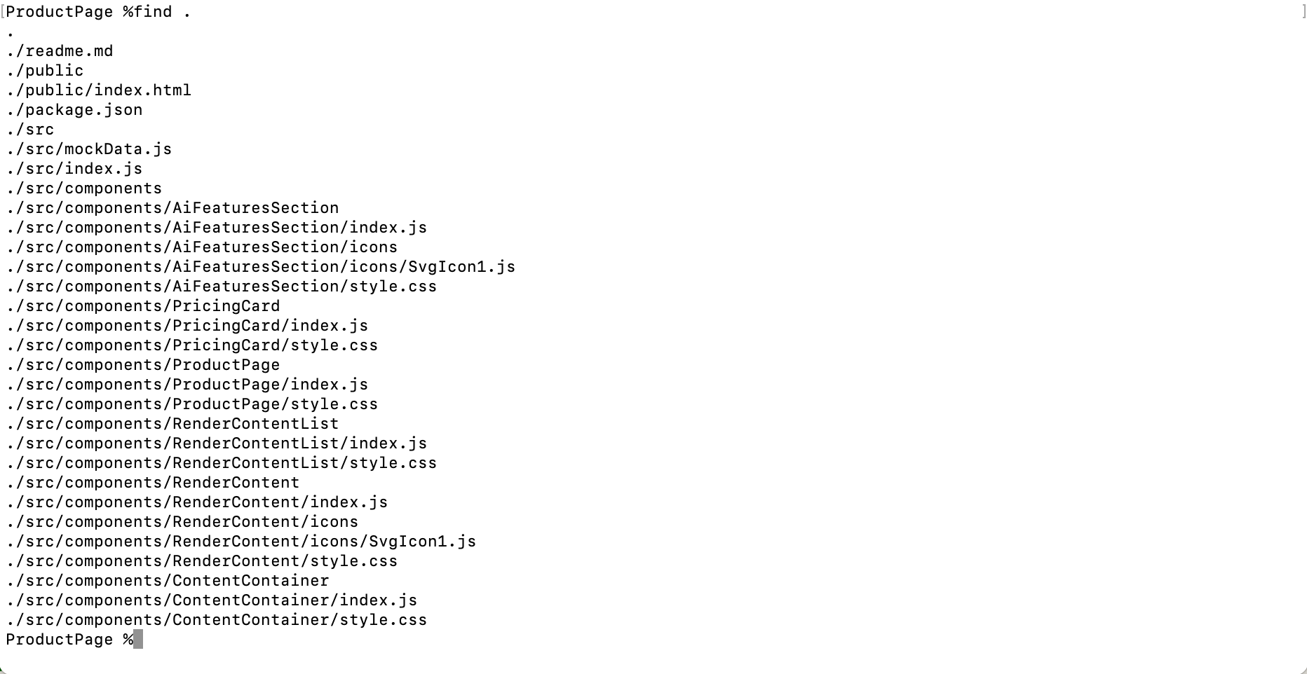 Zip contents